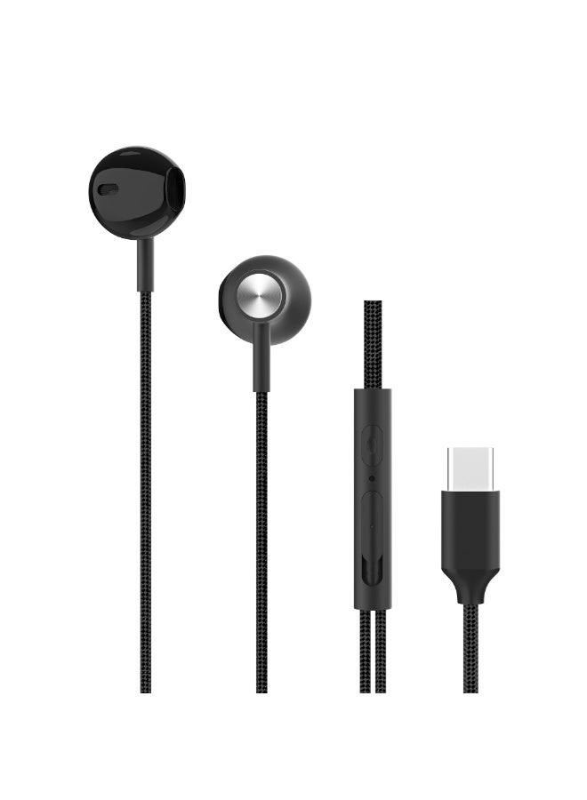 MYX BassX Type-C Wired Stereo Earphones | Ergonomic Design | HD Sound with Deep Bass - Image 2